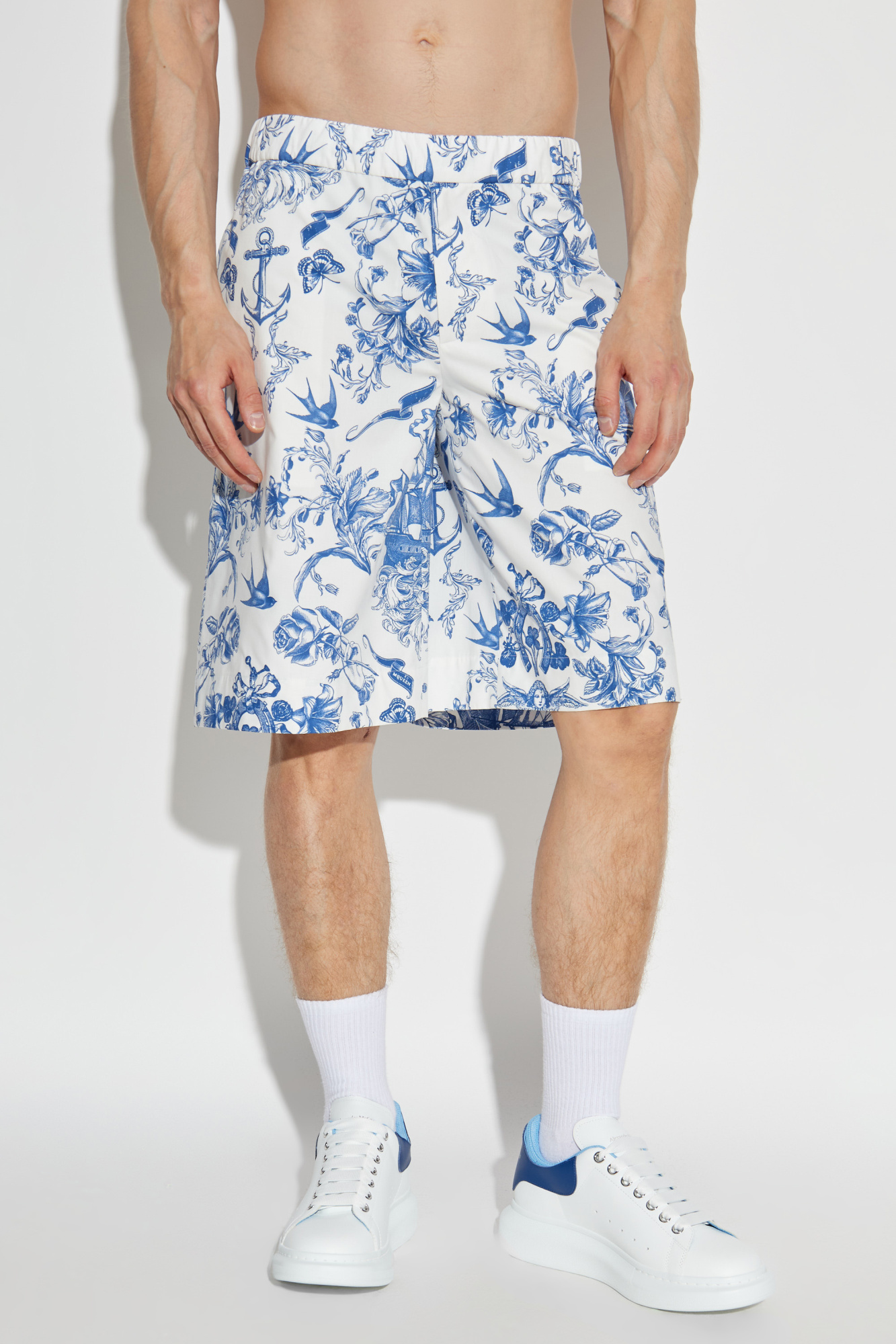 ALEXANDER MCQUEEN｜FASHION PROPS (553653 J160Y 1328) Brązowy Buty sportowe `Oversized Retro` Alexander McQueen